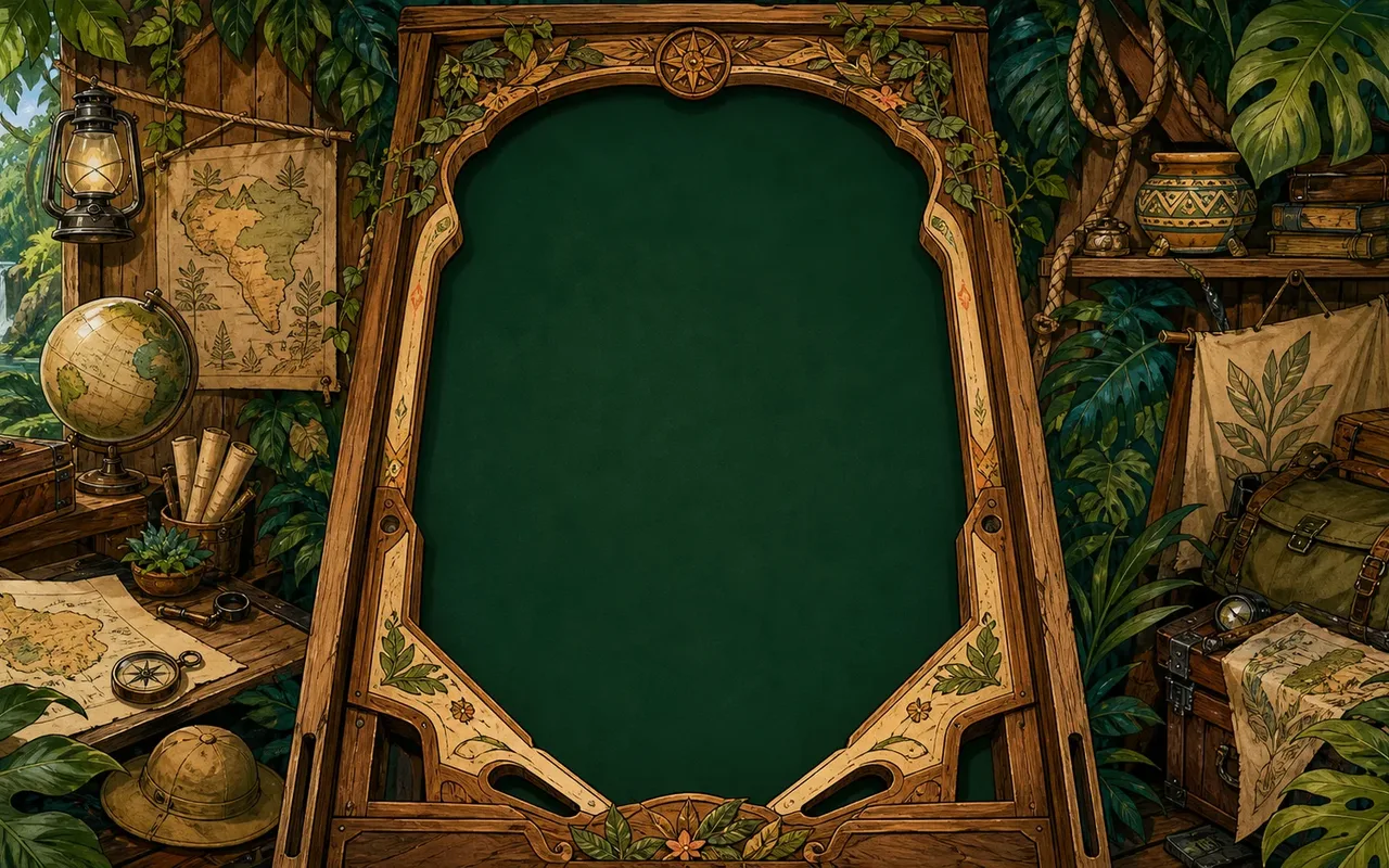 Jungle Pinball illustrated as a friendly cat clubhouse game