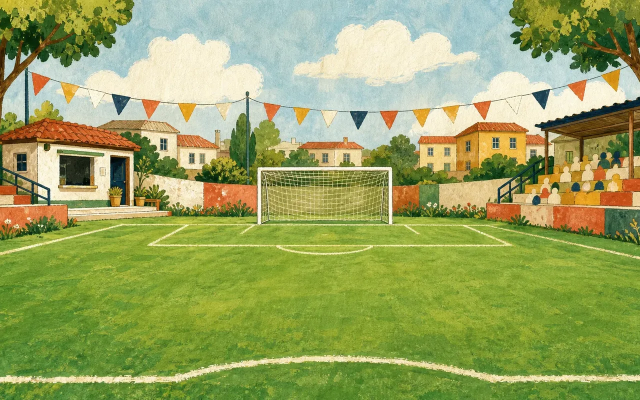 Soccer Cat illustrated as a friendly cat clubhouse game
