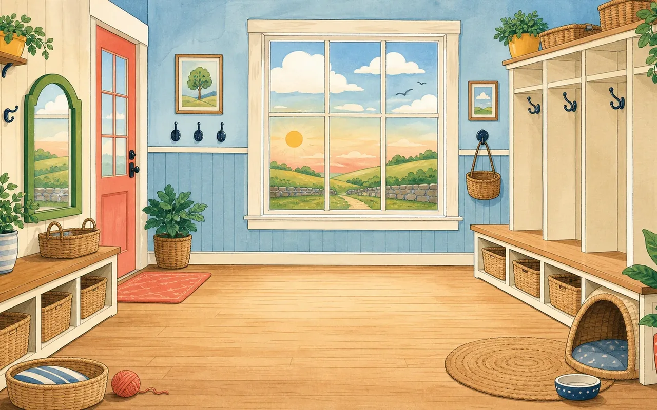 Weather Dress-Up Cat illustrated as a friendly cat clubhouse game